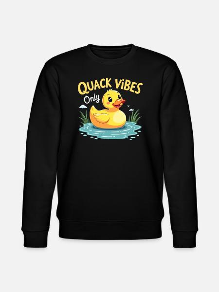 Nutztier-enten-enthusiasten Hinterhof-enten - Stanley/Stella Unisex Bio-Sweatshirt CHANGER  - Schwarz
