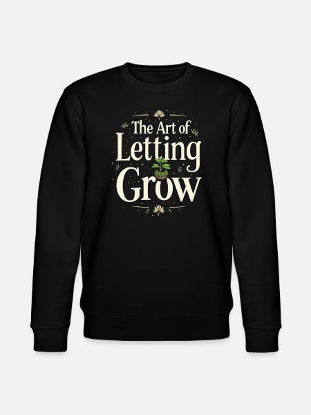 Kokedama Moss Ball Plants Japanese Gardening - Stanley/Stella CHANGER Unisex Organic Sweatshirt - black