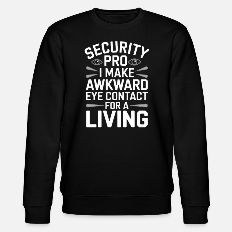 Private Security Professional Bodyguard Vip - Stanley/Stella CHANGER Unisex Organic Sweatshirt - black