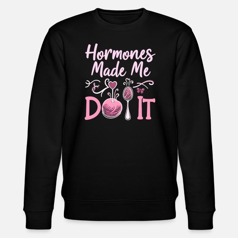 Envie de grossesse drôle - Sweat bio CHANGER Stanley/Stella Unisexe - noir