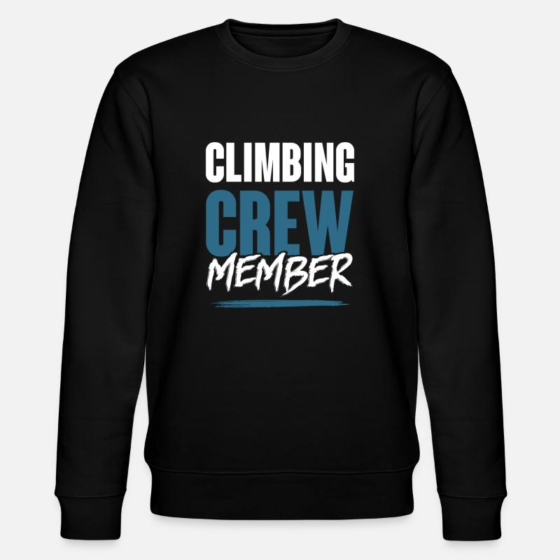 Climbing Crew - Stanley/Stella CHANGER Unisex Organic Sweatshirt - black