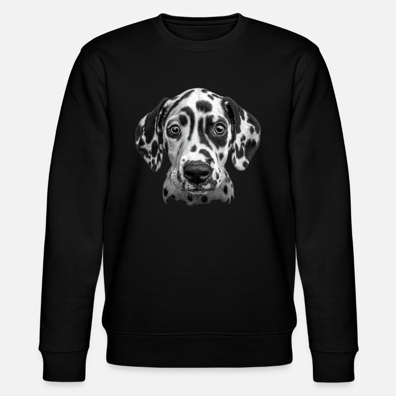 Dalmatiner - Stanley/Stella Unisex Bio-Sweatshirt CHANGER  - Schwarz