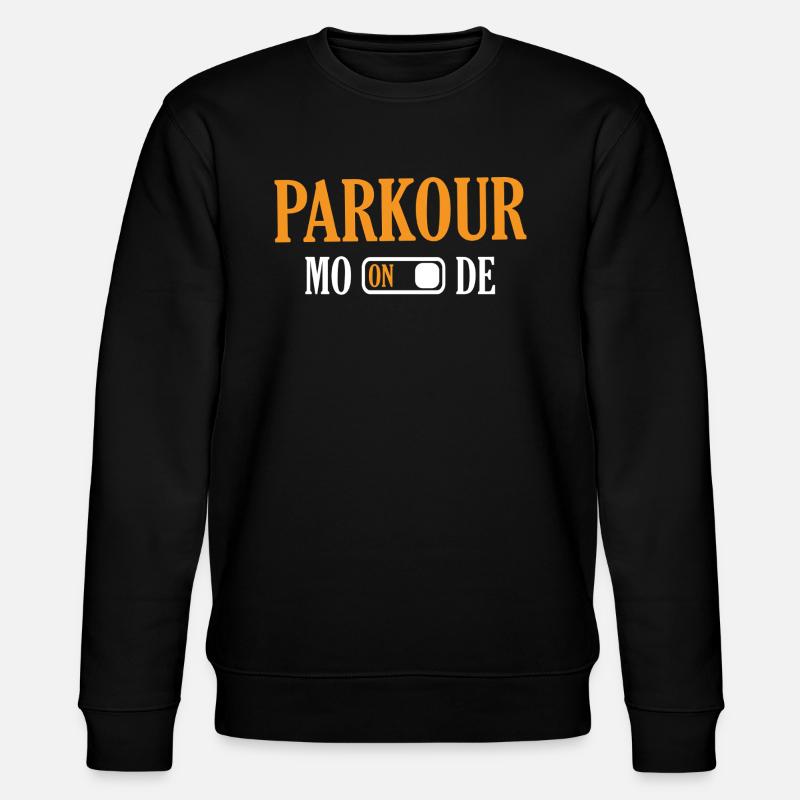 Parkour - Stanley/Stella Unisex Bio-Sweatshirt CHANGER  - Schwarz