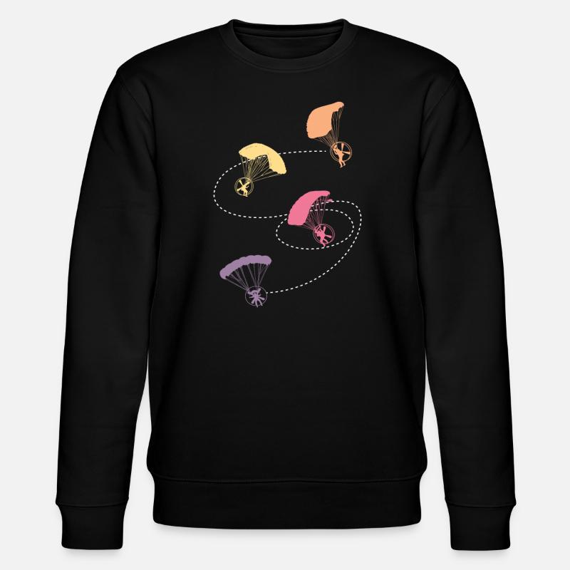 Paramotor Flying Paragliding - Stanley/Stella CHANGER Unisex Organic Sweatshirt - black