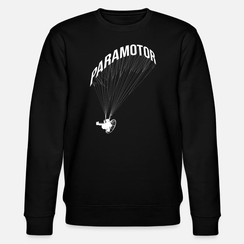 Paramoteur Parapente Paragleiten - Sweat bio CHANGER Stanley/Stella Unisexe - noir