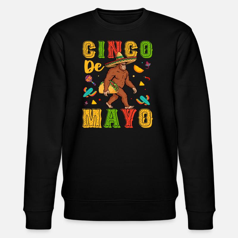Cino De Mayo - Stanley/Stella Unisex Bio-Sweatshirt CHANGER  - Schwarz