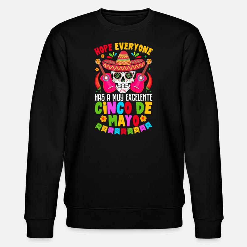 Cino de Mayo - Stanley/Stella Unisex Bio-Sweatshirt CHANGER  - Schwarz