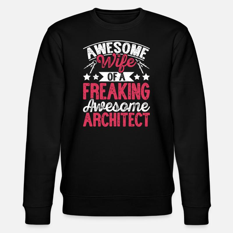 Architecte - Sweat bio CHANGER Stanley/Stella Unisexe - noir