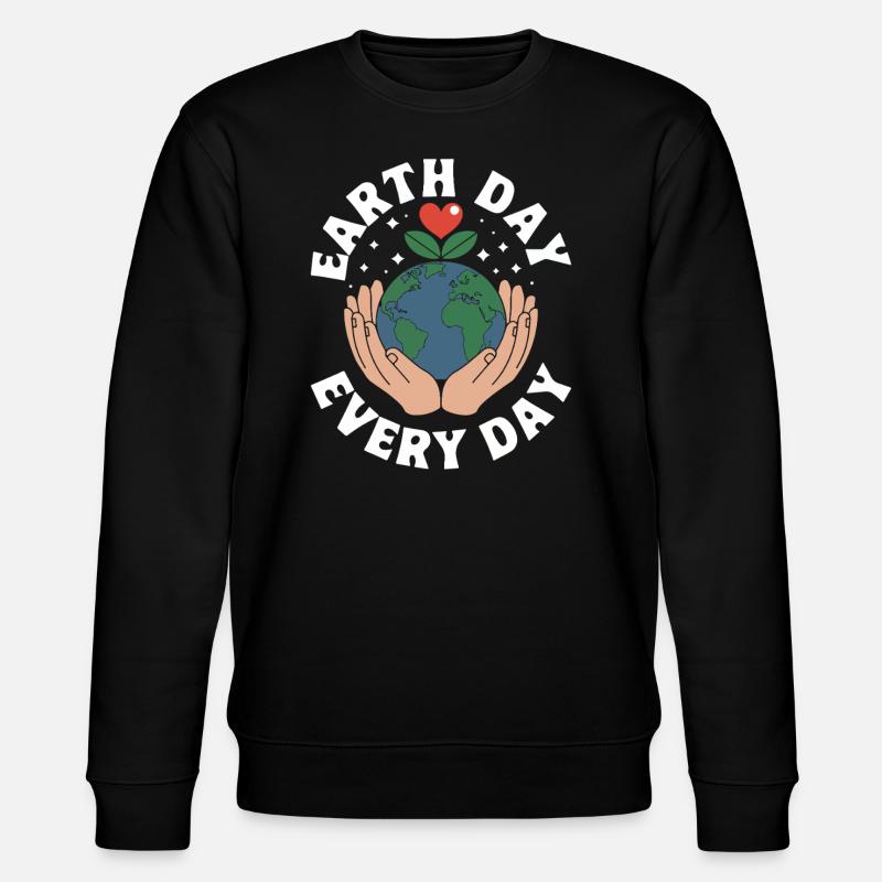Jour de la Terre - Sweat bio CHANGER Stanley/Stella Unisexe - noir