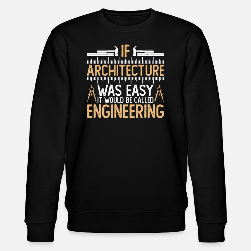 Architekt - Stanley/Stella Unisex Bio-Sweatshirt CHANGER  - Schwarz