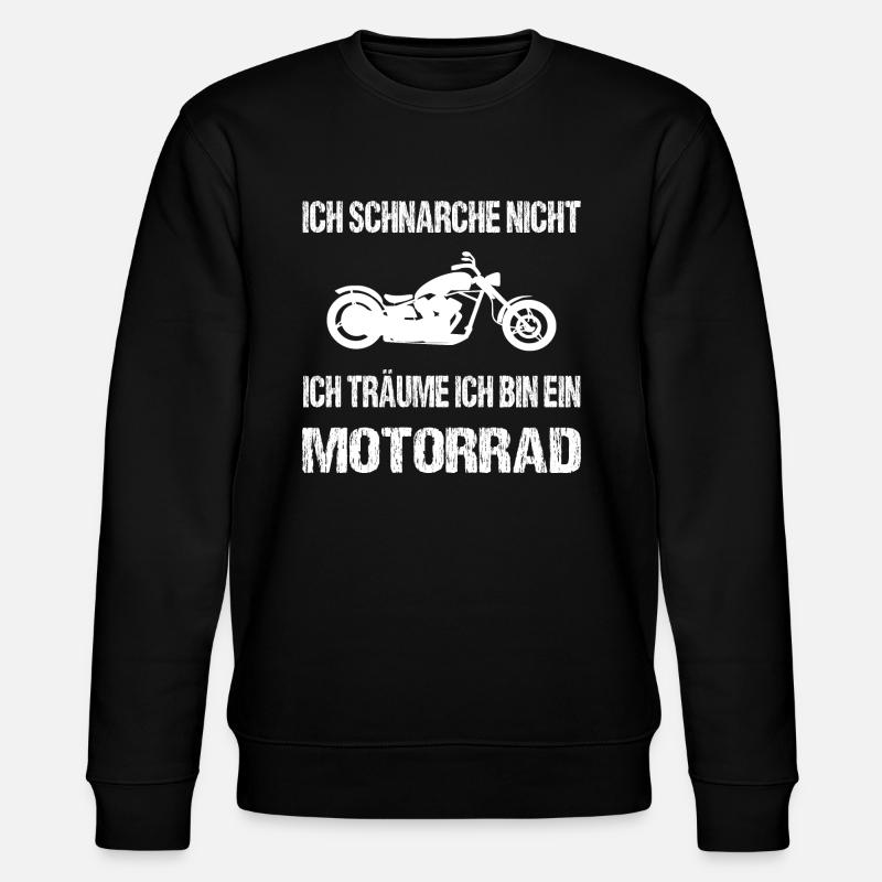 Motorrad - Stanley/Stella Unisex Bio-Sweatshirt CHANGER  - Schwarz