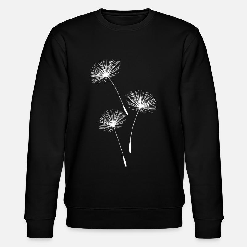 Pissenlit pissenlit fleurs - Sweat bio CHANGER Stanley/Stella Unisexe - noir