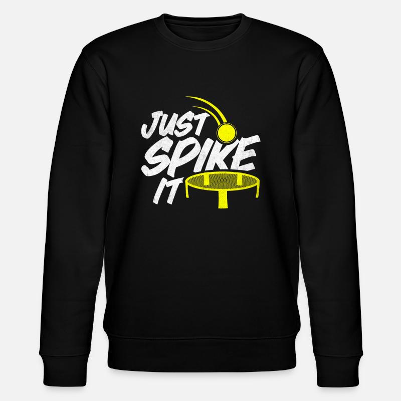 Roundnet Spike Ball Spikeball Fun - Stanley/Stella CHANGER Unisex Organic Sweatshirt - black