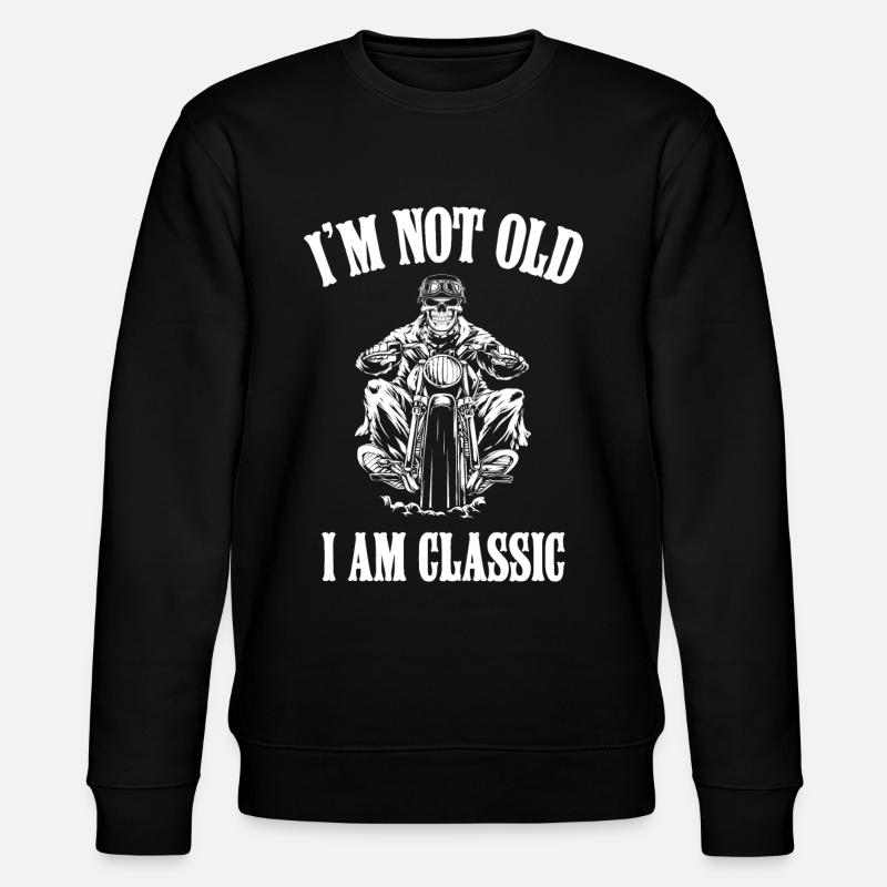 Classic Biker - Sweat bio CHANGER Stanley/Stella Unisexe - noir