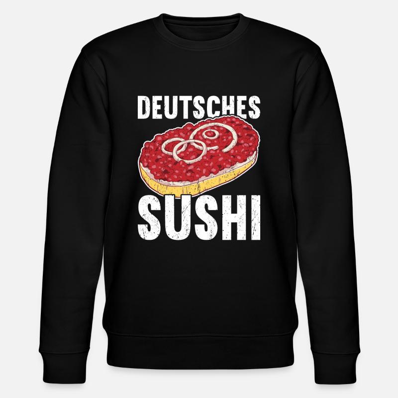 Mettbrötchen - Stanley/Stella Unisex Bio-Sweatshirt CHANGER  - Schwarz