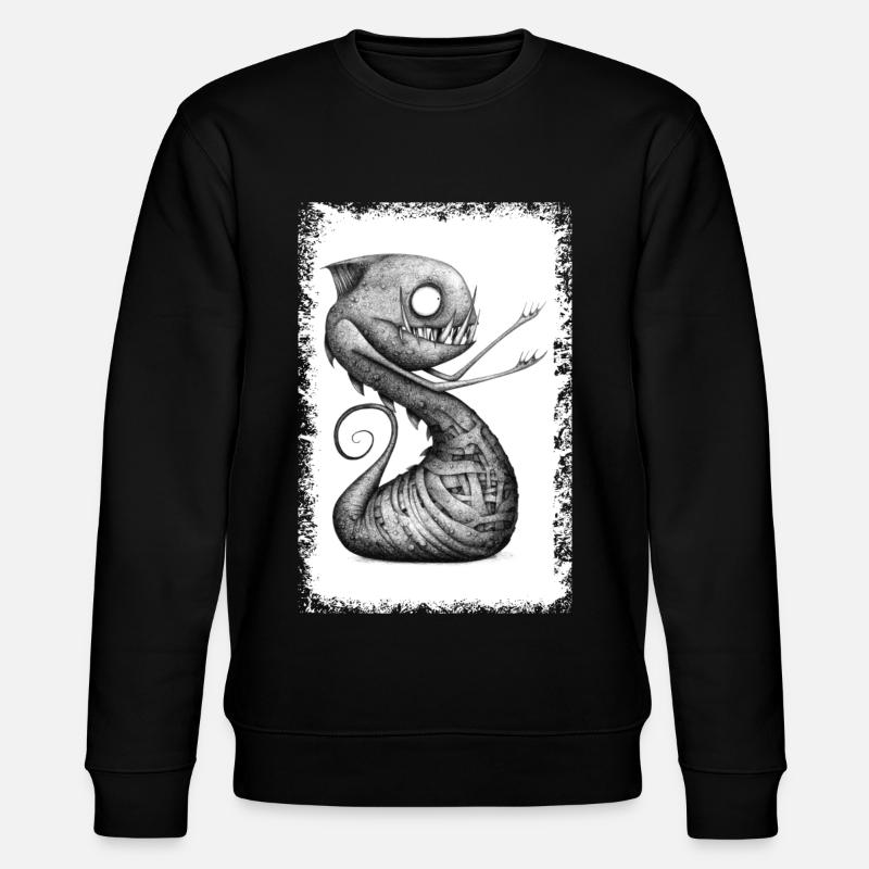 Dragon Bic Stil - Stanley/Stella Unisex Bio-Sweatshirt CHANGER  - Schwarz