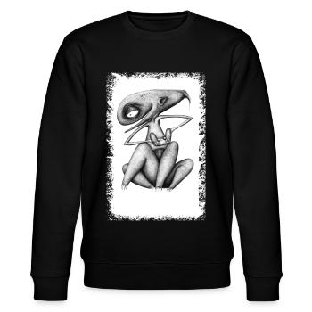 Gamer Bic Style - Sweat bio CHANGER Stanley/Stella Unisexe - noir - Devant - Nik (191cm) & Marisol (170cm)