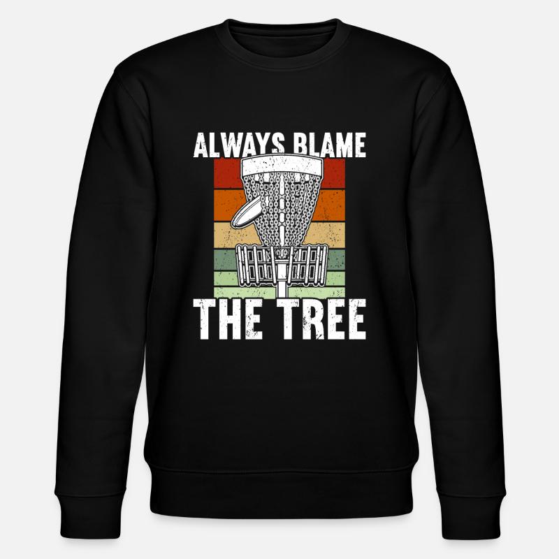 Disc Golf - Stanley/Stella Unisex Bio-Sweatshirt CHANGER  - Schwarz