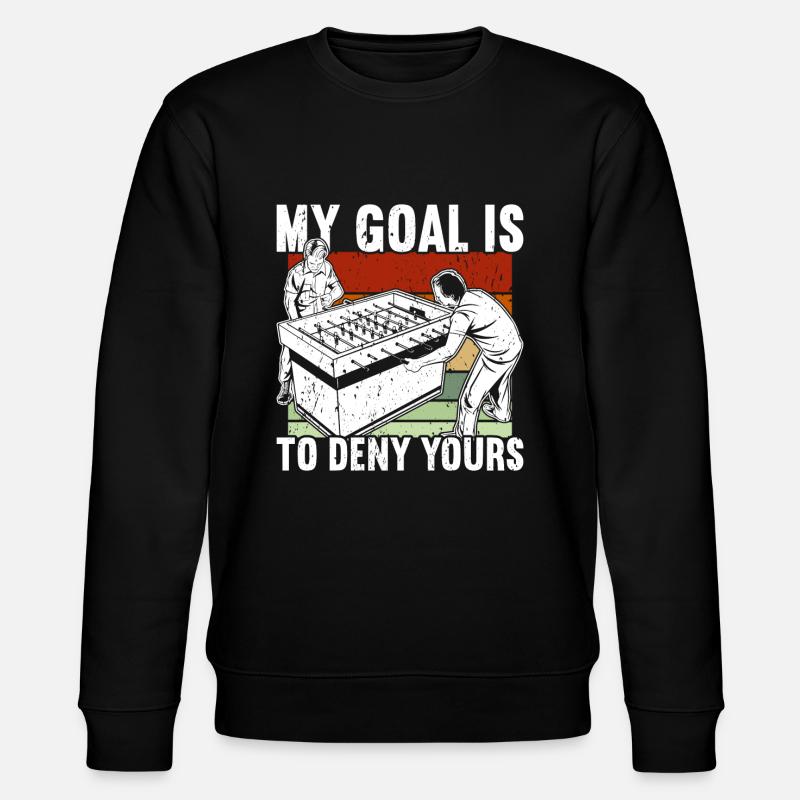 Tischfußball - Stanley/Stella Unisex Bio-Sweatshirt CHANGER  - Schwarz