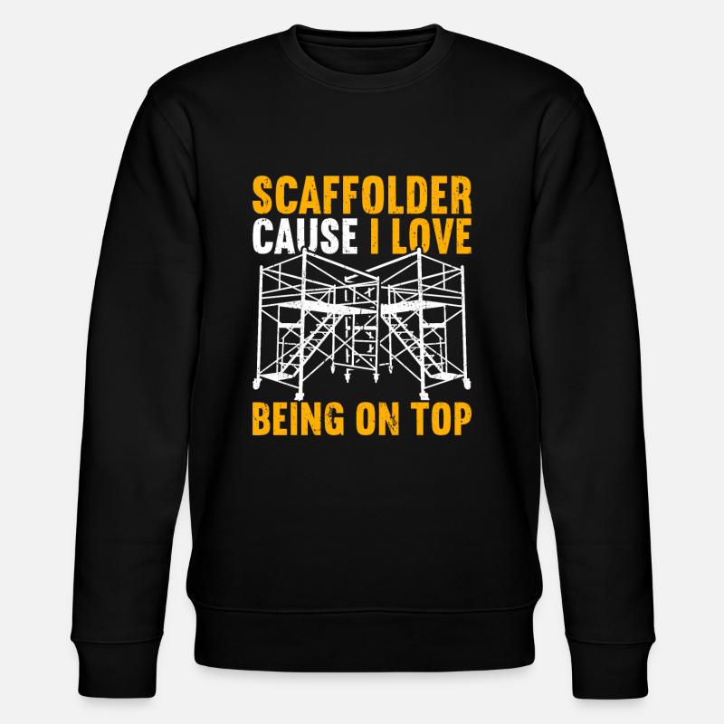 Échafaudage Échafaudage - Sweat bio CHANGER Stanley/Stella Unisexe - noir