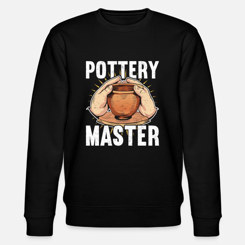 Pottery - Stanley/Stella CHANGER Unisex Organic Sweatshirt - black