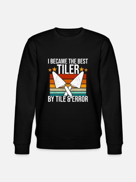 Tiler Tile Setter Tiles - Stanley/Stella CHANGER Unisex Organic Sweatshirt - black