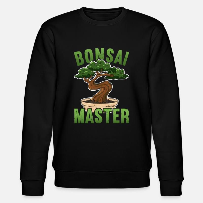 Bonsai-Baum - Stanley/Stella Unisex Bio-Sweatshirt CHANGER  - Schwarz