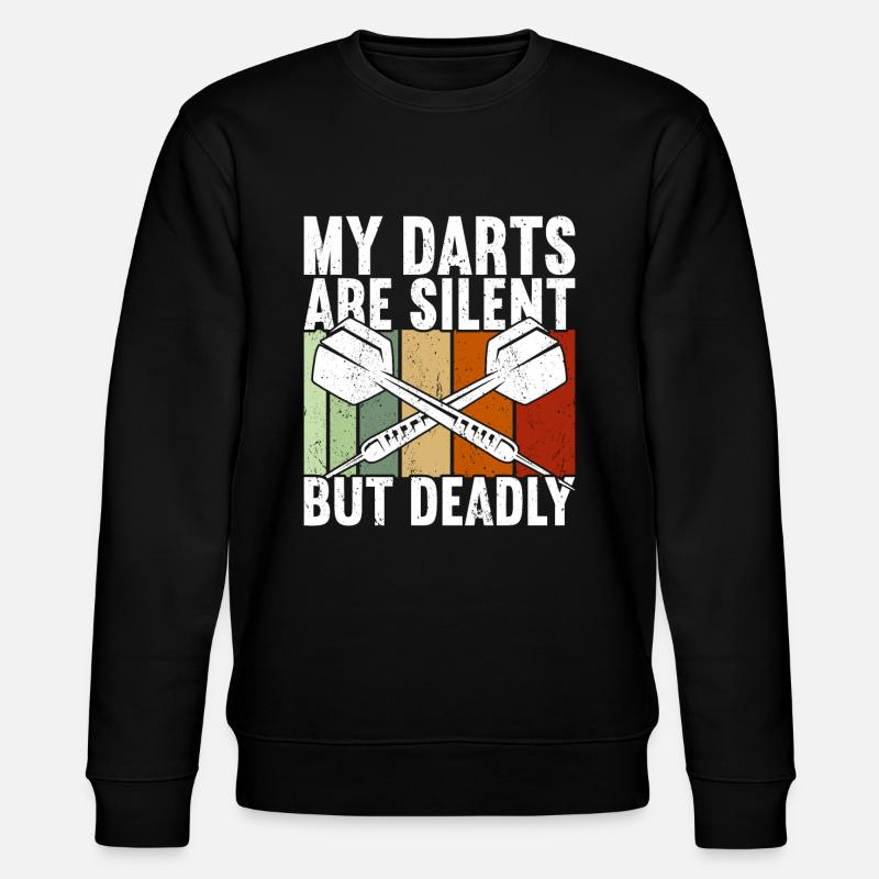 Bullseye de fléchettes Dart - Sweat bio CHANGER Stanley/Stella Unisexe - noir