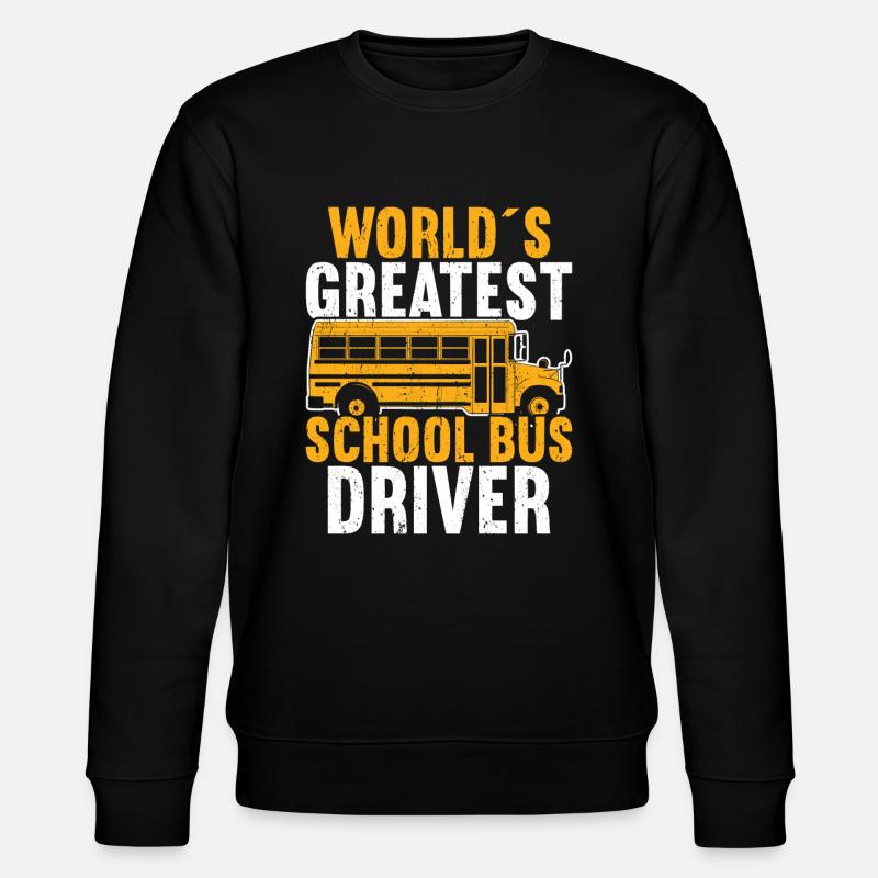 Chauffeur d’autobus scolaire - Sweat bio CHANGER Stanley/Stella Unisexe - noir