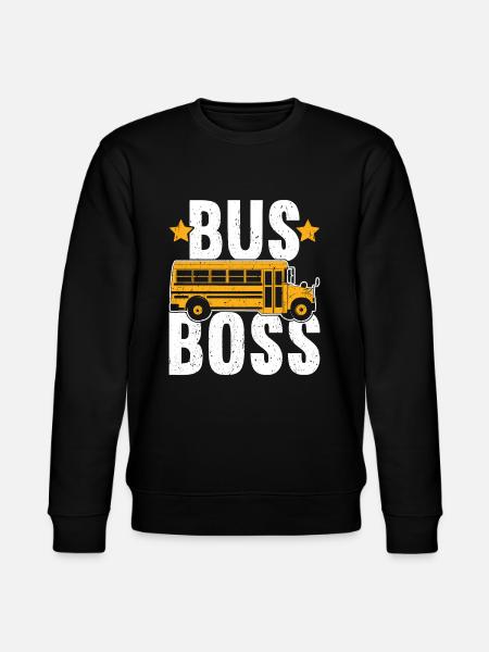 School Bus Driver - Stanley/Stella CHANGER Unisex Organic Sweatshirt - black