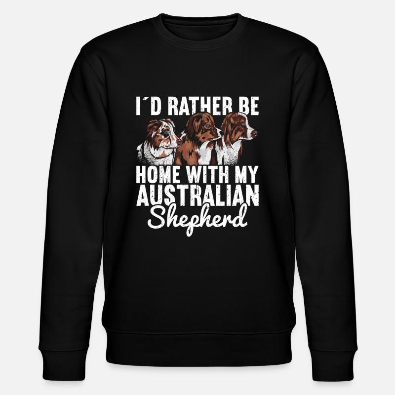 Australian Shepherd - Stanley/Stella CHANGER Unisex Organic Sweatshirt - black