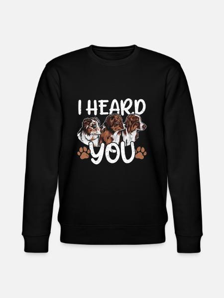 Australian Shepherd Dog - Stanley/Stella CHANGER Unisex Organic Sweatshirt - black
