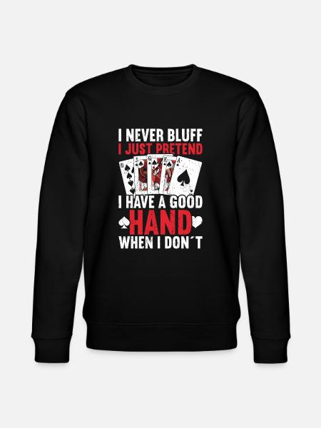 Poker - Stanley/Stella Unisex Bio-Sweatshirt CHANGER - Schwarz