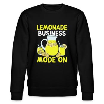 Lemonade Stand - Stanley/Stella CHANGER Unisex Organic Sweatshirt - black - Front - Nik (191cm) & Marisol (170cm)