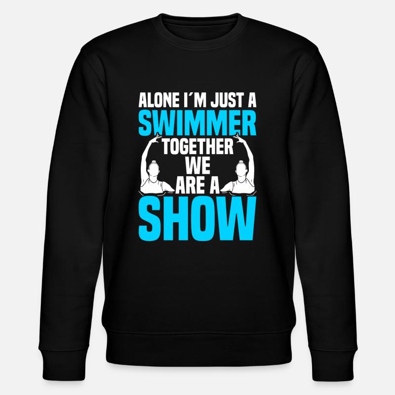 Synchronized Swimming - Stanley/Stella CHANGER Unisex Organic Sweatshirt - black