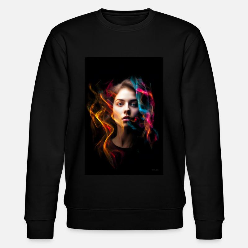 Sinnlich 4 - Stanley/Stella Unisex Bio-Sweatshirt CHANGER  - Schwarz