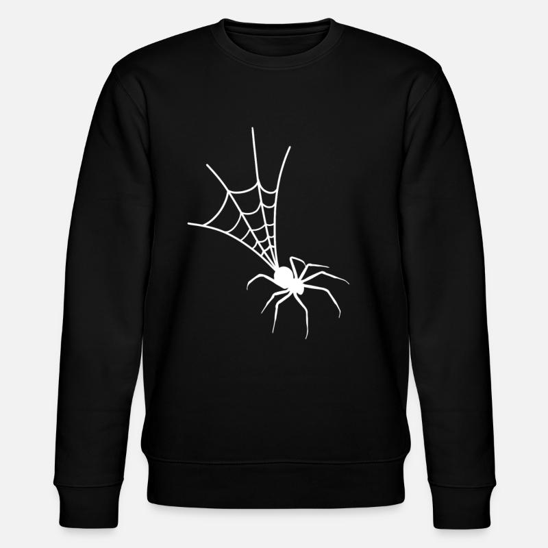 Spinne - Stanley/Stella Unisex Bio-Sweatshirt CHANGER  - Schwarz