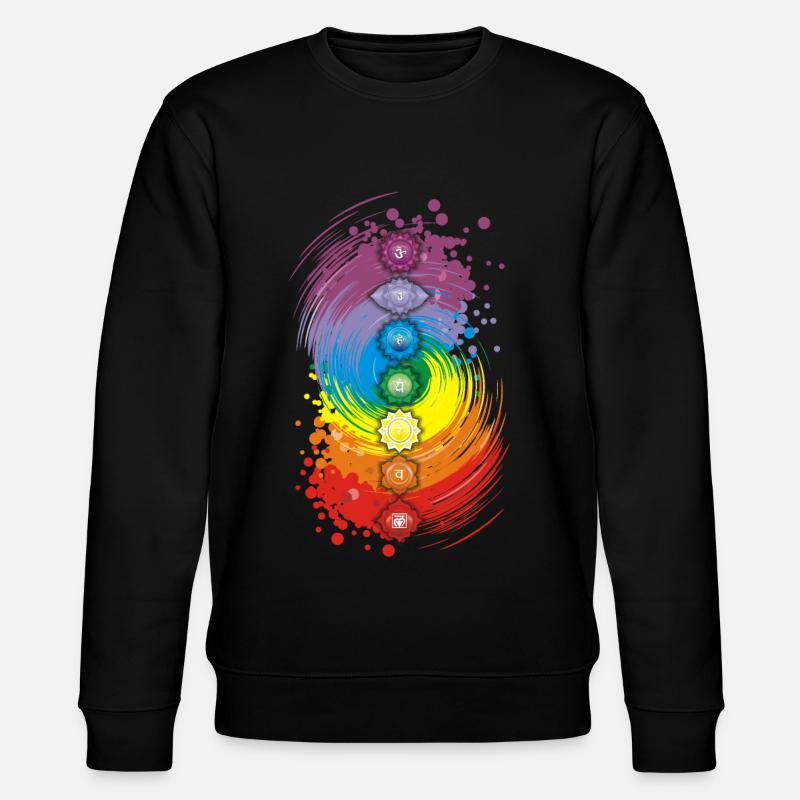 Équilibre des chakras - Sweat bio CHANGER Stanley/Stella Unisexe - noir