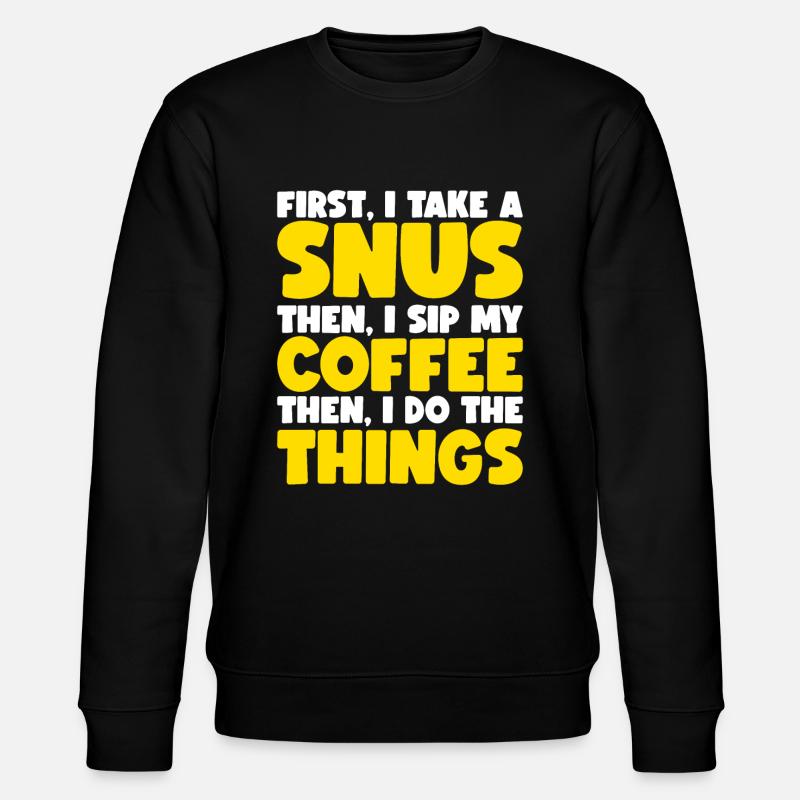 Snus - Stanley/Stella Unisex Bio-Sweatshirt CHANGER  - Schwarz
