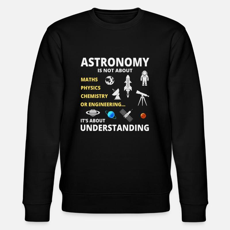 Astronomie - Sweat bio CHANGER Stanley/Stella Unisexe - noir