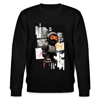 Cyberpunk Pro-Gamer par ART8NS - Art ON Streetwear - Sweat bio CHANGER Stanley/Stella Unisexe - noir - Devant - Nik (191cm) & Marisol (170cm)