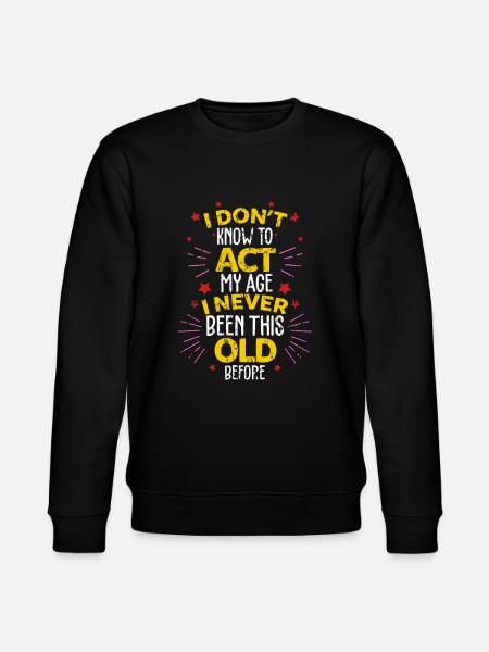 birthday present - Stanley/Stella CHANGER Unisex Organic Sweatshirt - black
