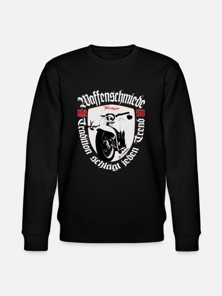 Ostmoped KR51 Schmiede Suhl DDR VEB IFA #moped - Stanley/Stella Unisex Bio-Sweatshirt CHANGER - Schwarz