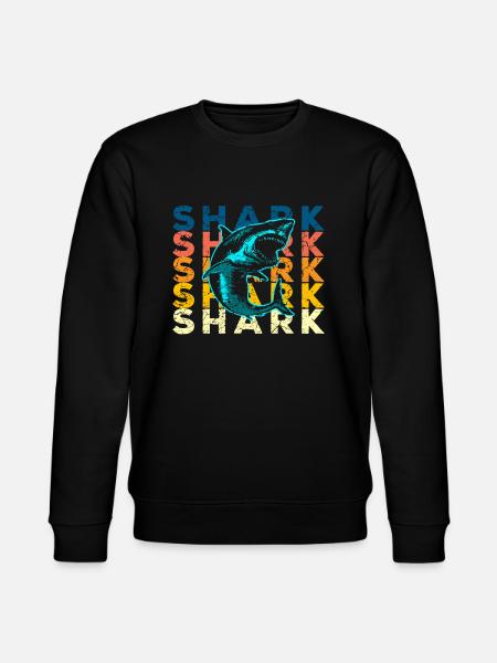 Shark shark - Stanley/Stella CHANGER Unisex Organic Sweatshirt - black