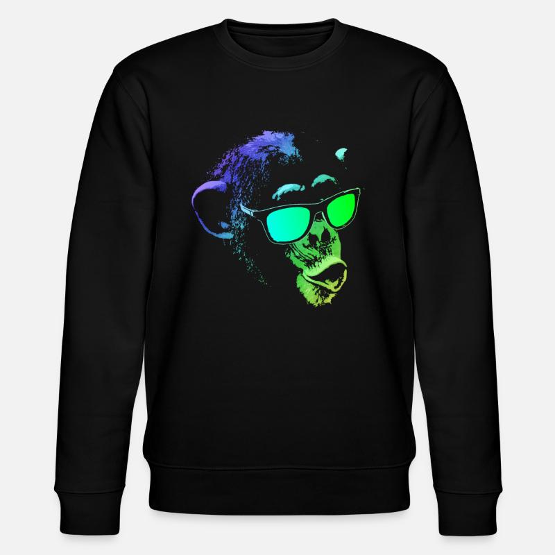 Cool Monkey - Sweat bio CHANGER Stanley/Stella Unisexe - noir