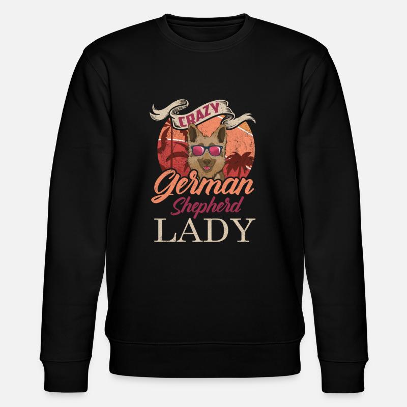 Deutscher Schäferhund Hundebesitzer Geschenk - Stanley/Stella Unisex Bio-Sweatshirt CHANGER  - Schwarz