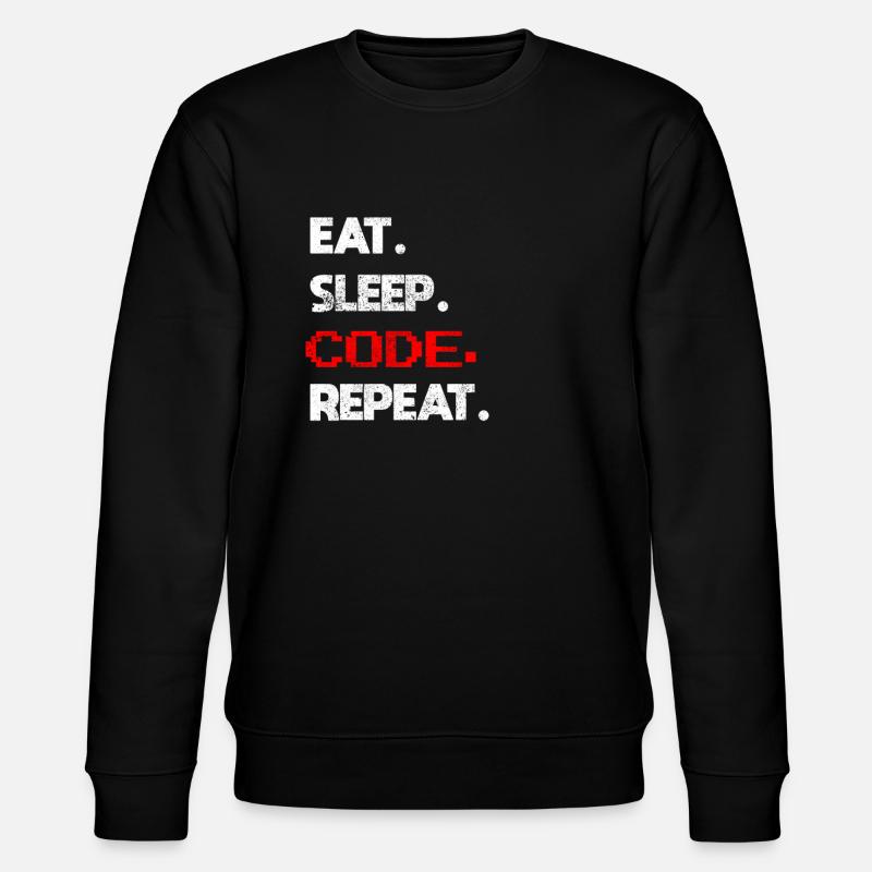 Coder programmer - Stanley/Stella CHANGER Unisex Organic Sweatshirt - black