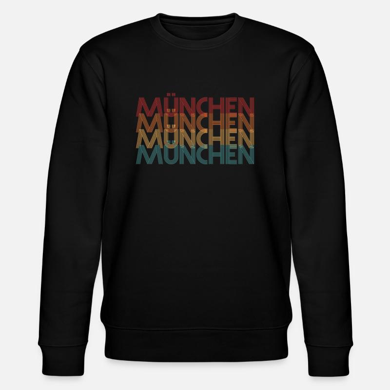 München - Stanley/Stella Unisex Bio-Sweatshirt CHANGER  - Schwarz