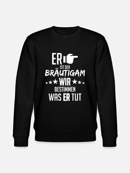 Junggesellenabschied - Stanley/Stella Unisex Bio-Sweatshirt CHANGER - Schwarz