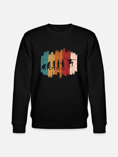 Skateboard Skateboarding Geschenk - Stanley/Stella Unisex Bio-Sweatshirt CHANGER  - Schwarz
